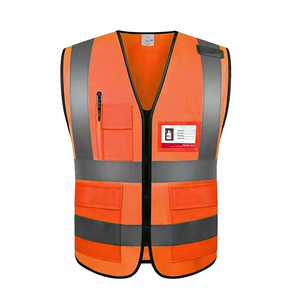 HCLITE Factory High Visibility Class 3 Engineer Safety Vest Pocket