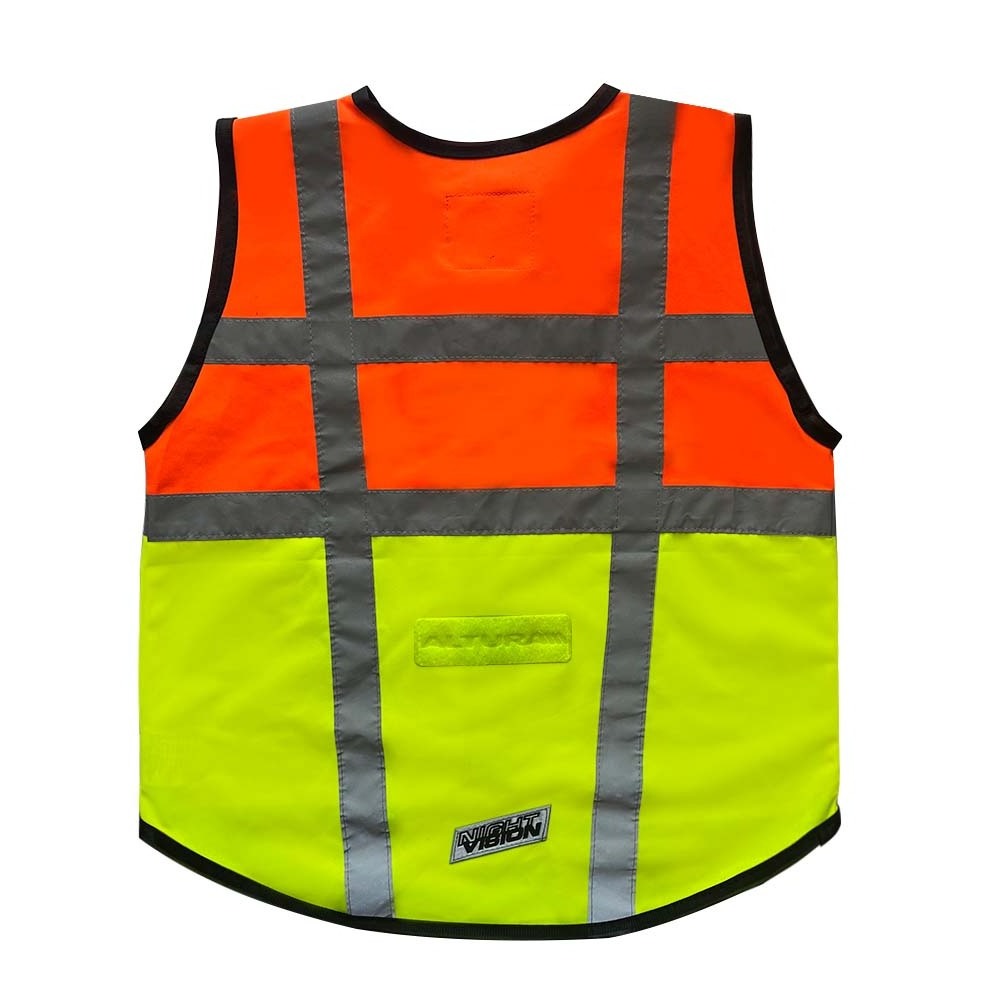 HCLITE EN1150 Hi Viz Children Vest Fluorescent Kids Children Safety Vest Reflective