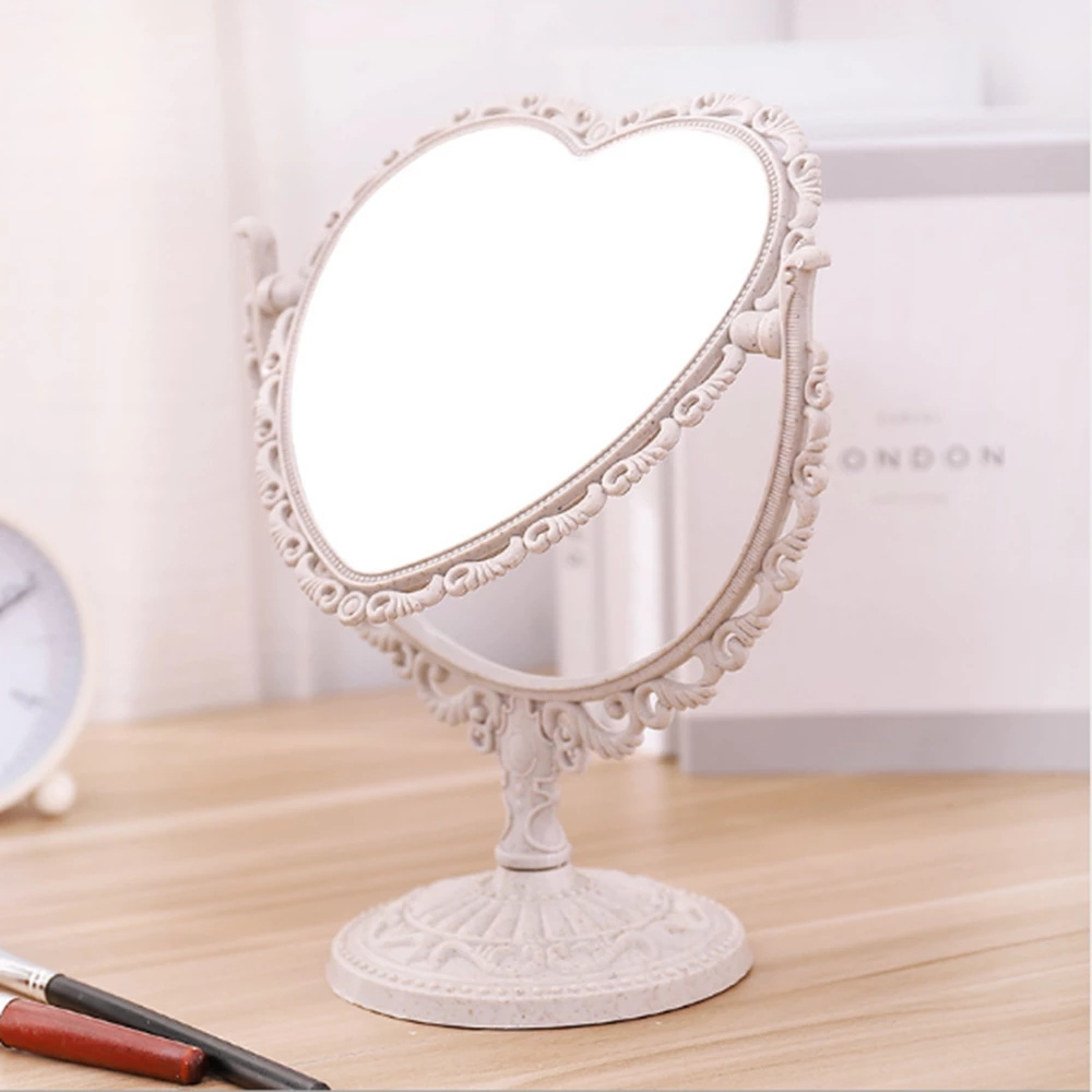 Lockable Jewelry Cabinet Wall Mounted Home Silver OEM Makeup China Personalized Frame Furniture Heart Mirror Living Room