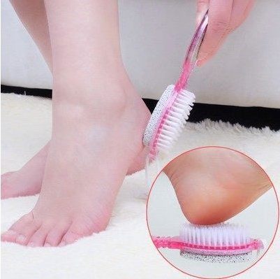 Cheap Multi Foot Massage Scrubber Brush Wholesale 4 in 1 Feet Dead Skin Remover Tool Feet Nail File Exfoliator Brush