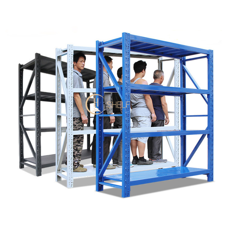 Manufacture Factory Metal Medium Duty Warehouse Storage Rack Shelf for industrial shelves racking system