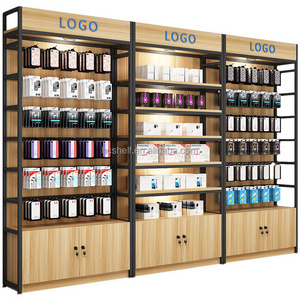 Manufacturer Customized Mobile Phone Digital Accessories Hanging Rack Display Shelves For Retail Chain Stores