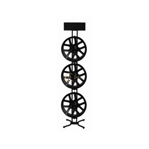 wholesale metal automobile wheel hub stand car accessories tire wheel rim display shelf rack