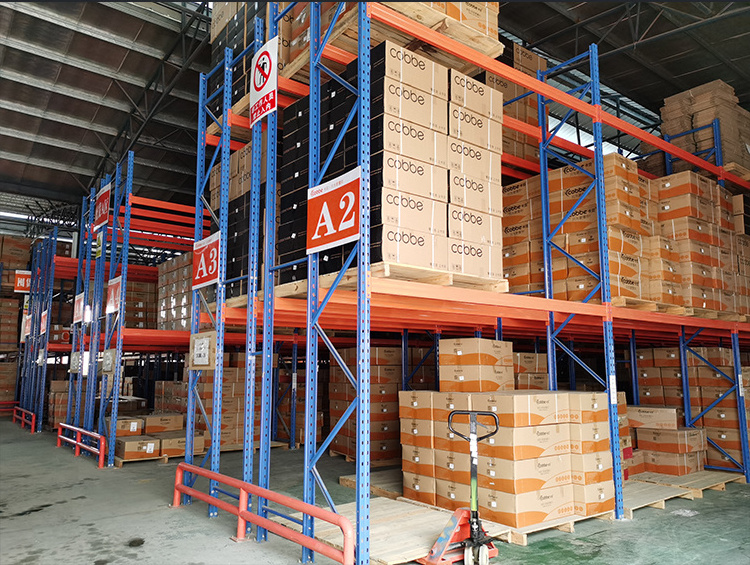 Warehouse Storage System Industrial Material Handling Heavy Duty Stacking Steel Metal Selective Beam Pallet Rack