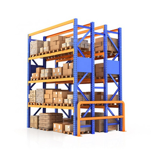 Warehouse Storage System Industrial Material Handling Heavy Duty Stacking Steel Metal Selective Beam Pallet Rack