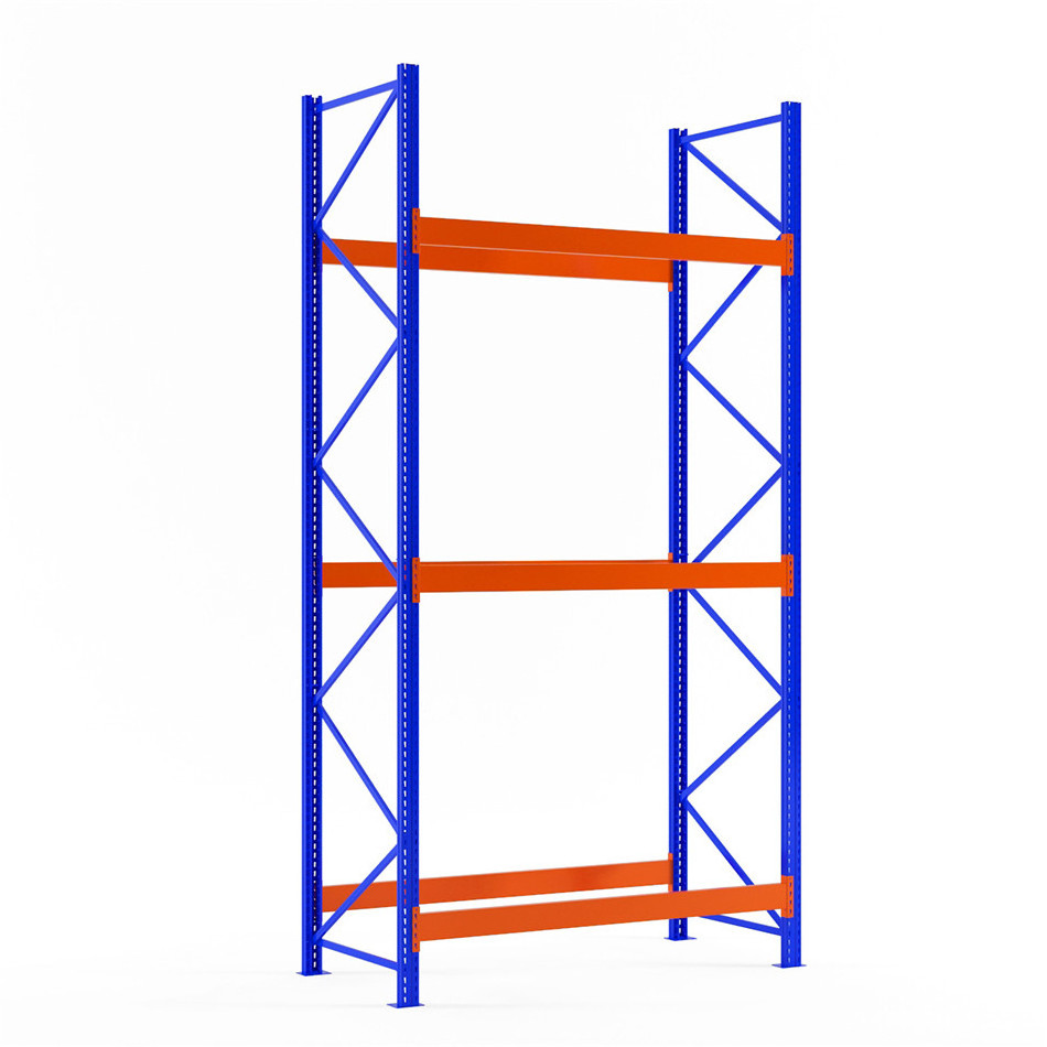 Warehouse Storage System Industrial Material Handling Heavy Duty Stacking Steel Metal Selective Beam Pallet Rack