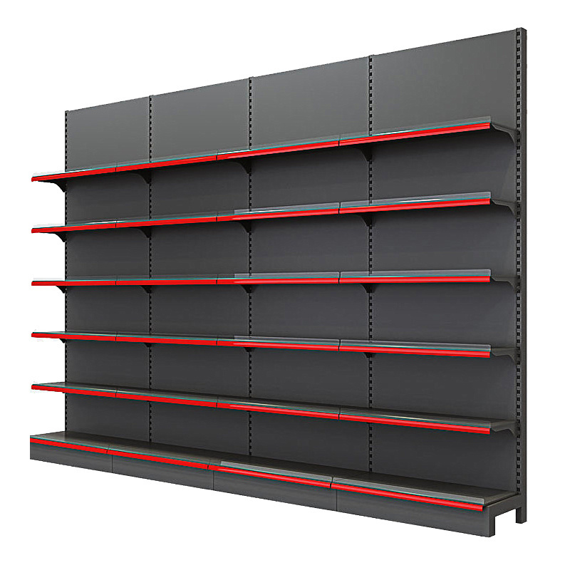 Heavy Duty Supermarket Metallic Shelves /shelves For General Store Supermarket Shelf Gondola Shelving