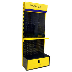 retail store hardware tool rack hand tool display rack exhibition stand with cabinet