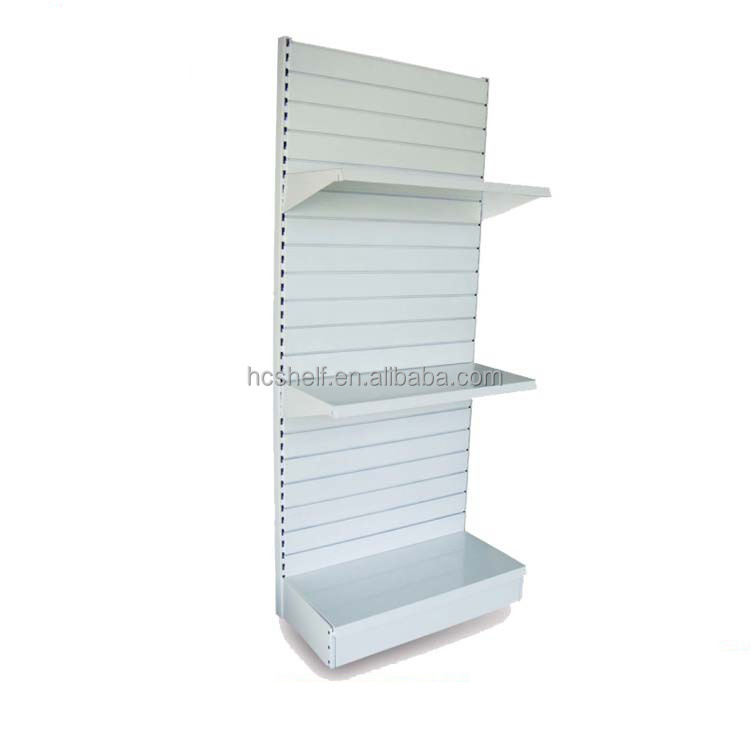 Durable Customized Metal Frame Floor Auto Part Stand Power Tool Shelf Slatwall Shelf Display Rack