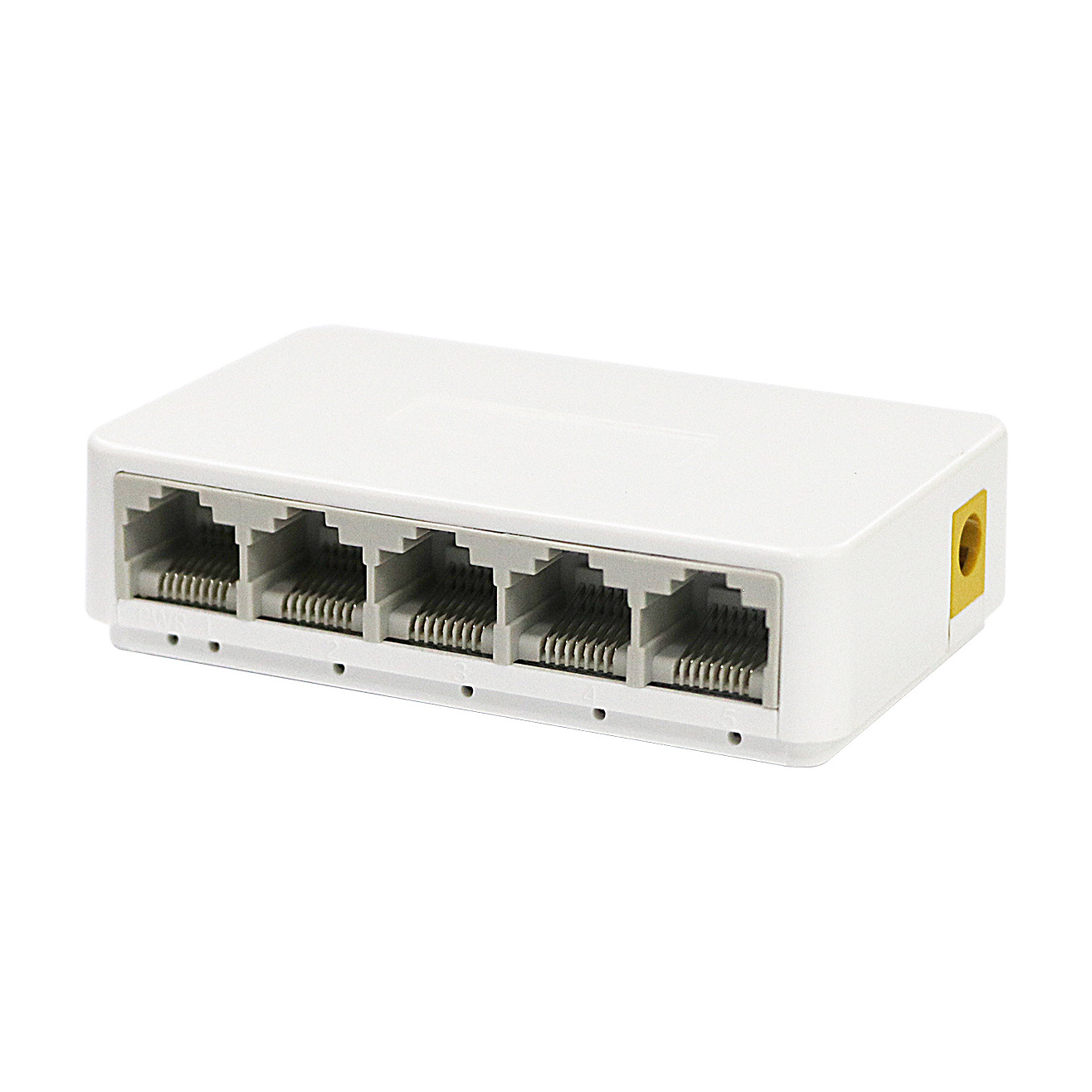 Gigabit Unmanaged Ethernet Gigabyte 1000 Mbps Plastic Enclosure 5 Port Network Switches