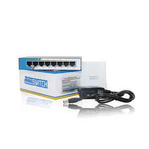 Hot Selling Factory 8 Port Network 48v Active Poe Switch For Hikvision Dahua Ip Cameras