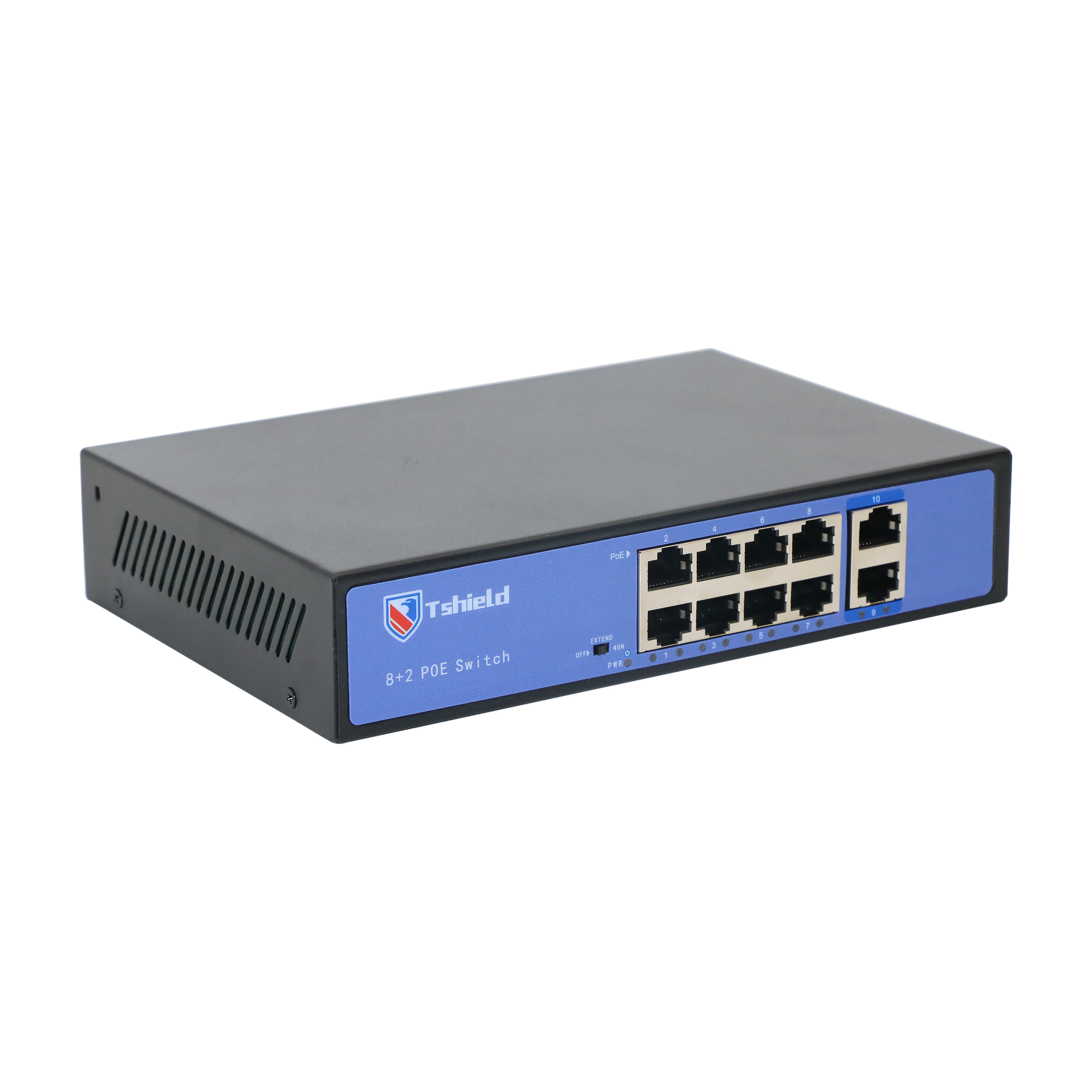 T-shield OEM Gigabit CCTV Network Switch with 8/16/24/32/48 Ports PoE Switch for 10/100/1000Mbps Hikvision IP Camera