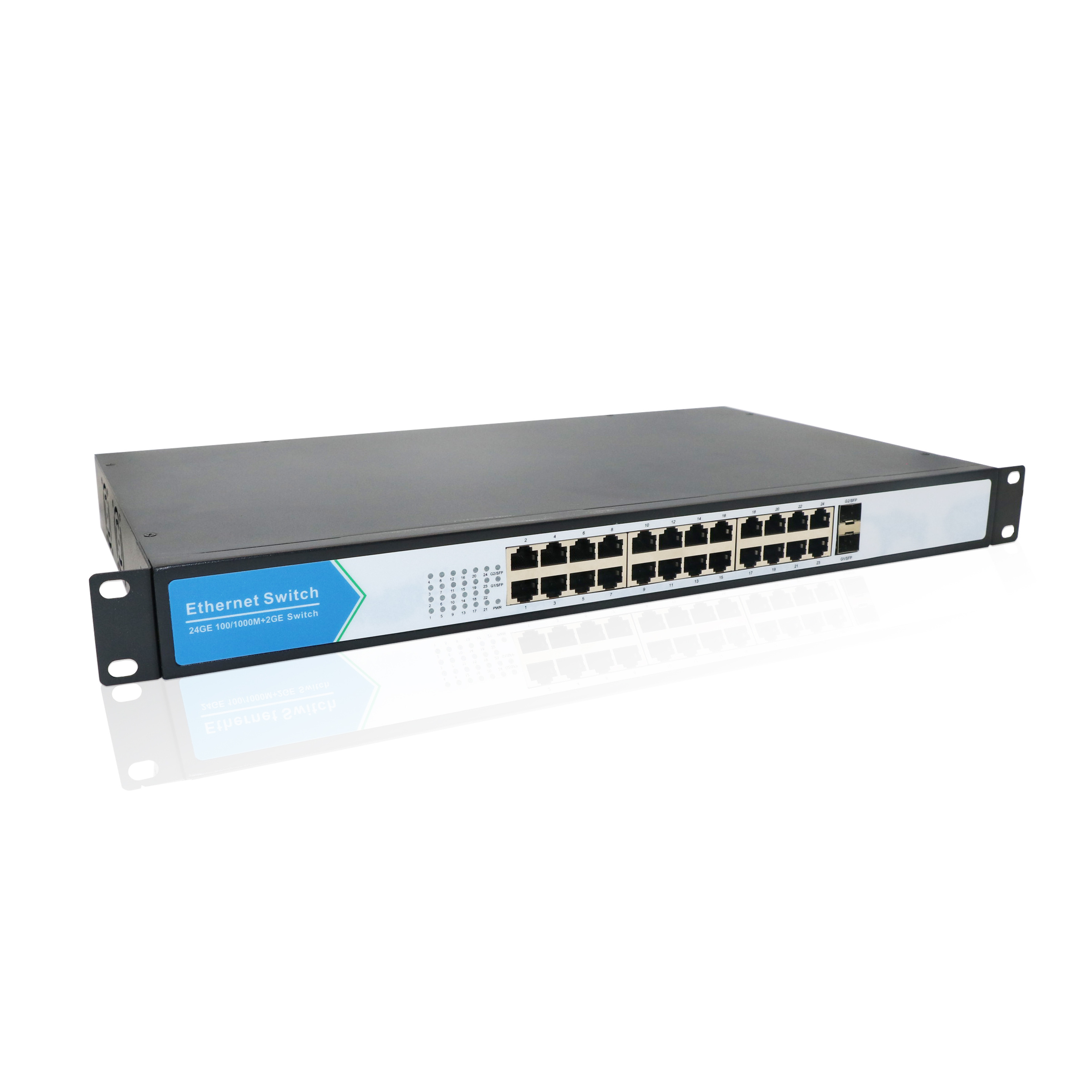 Rack 10g l3 Din Rail Mount 1000 Mbps Networking l2 Sfp 24 Port Desktop Gigabit Network Switches