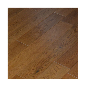 Best Selling T&G Indoor 18mm Uv Lacquered Handscraped Oak Solid Wood Flooring