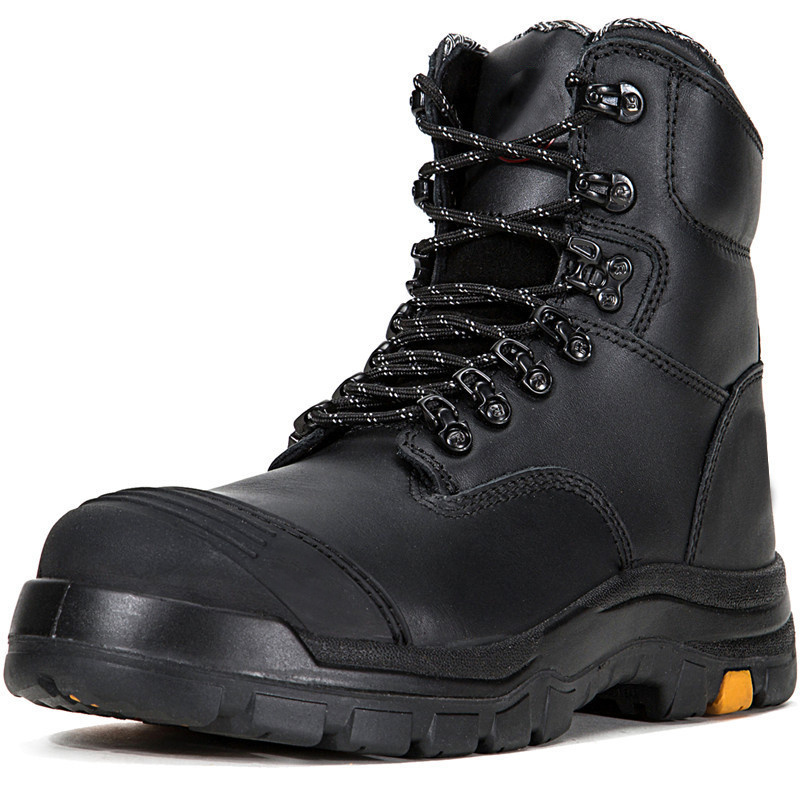 Steel Toe leather Work Boots Protective Men Safty Boots Safety Shoes Work