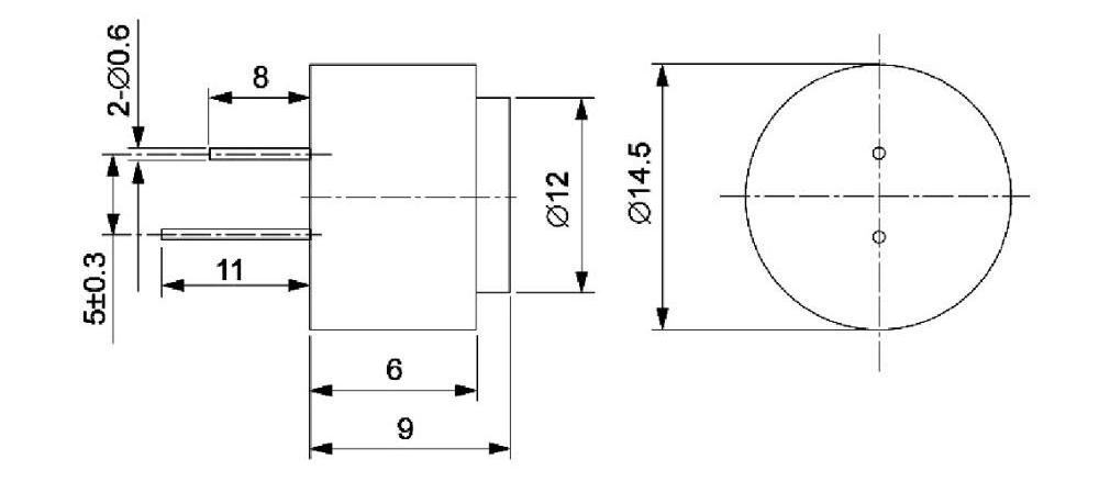 14mm 40khz ultrasonic parking sensor waterproof ultrasonic sensor