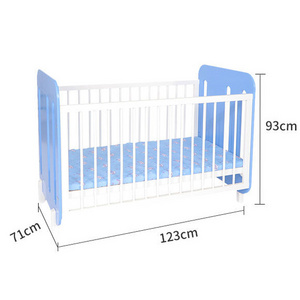 Newly Design Accept customization Three Gears To Adjustable Baby Swing Cot Bed/Wooden Baby Cots For Twins