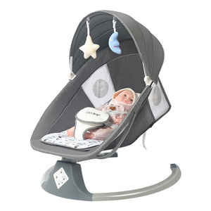 Babyfond High Quality Baby Electric Rocking Chair Bouncer Swing /Cradle With Bluetooth Control Music For New Baby Sleep