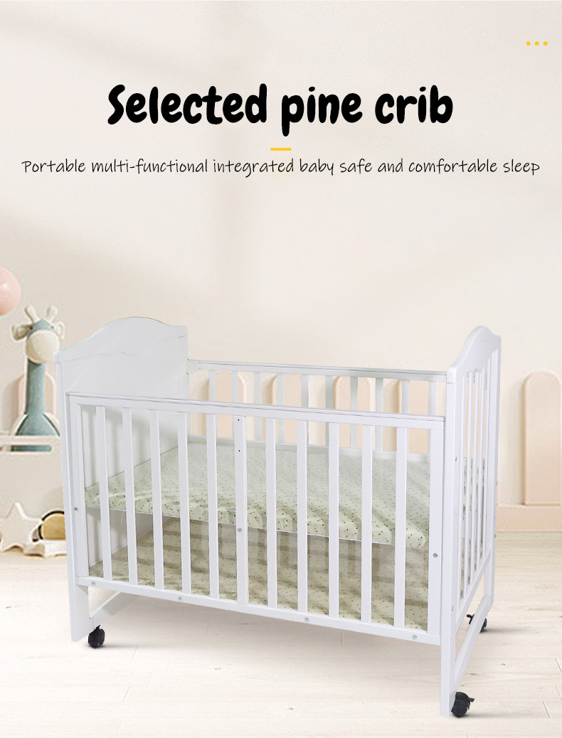 New Products Single Children Beds Babies Furniture Cots For Sale