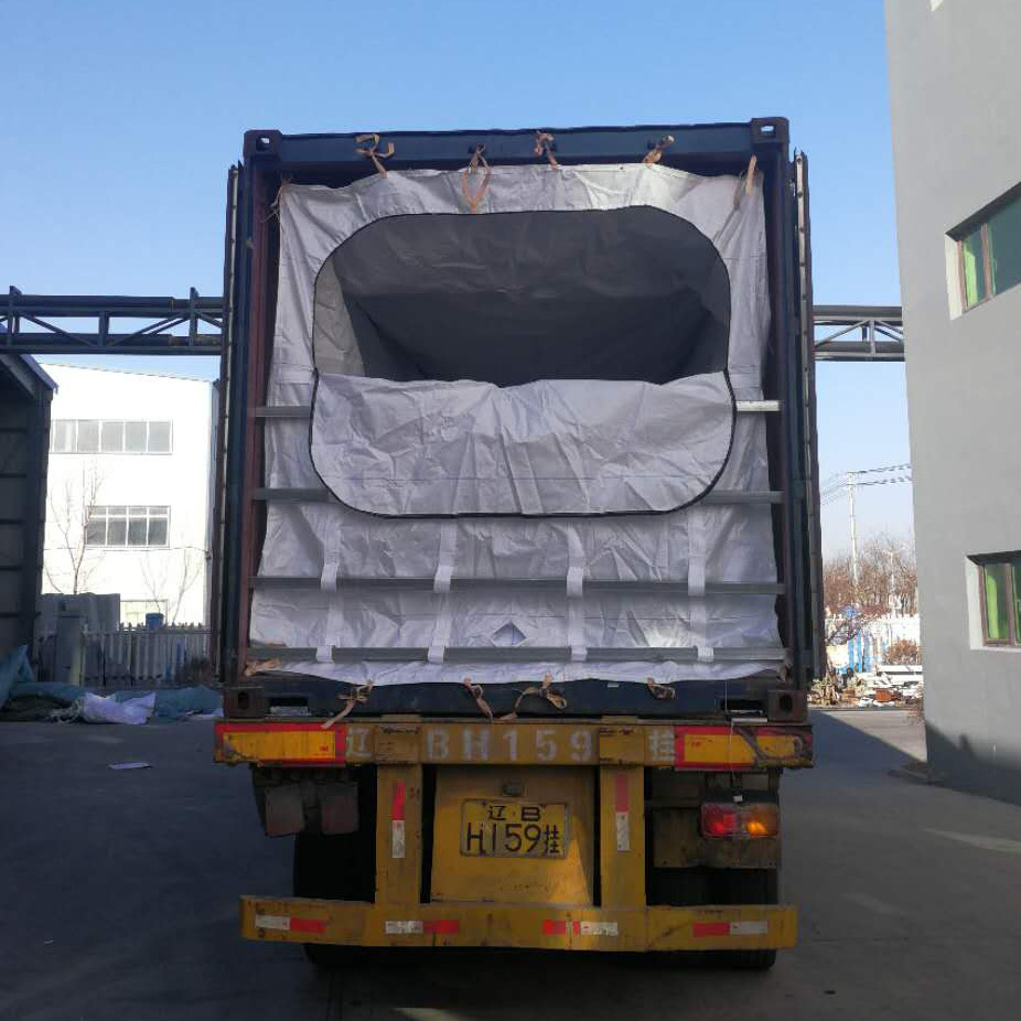 China manufacturer 20FT/40HQ PP woven inner dry bulk container liner/sea bulk container liner bags