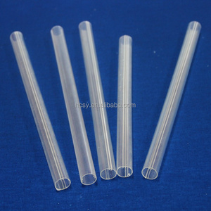 Extrusion rectangular plastic transparent pipe tube semi transparent plastic tube