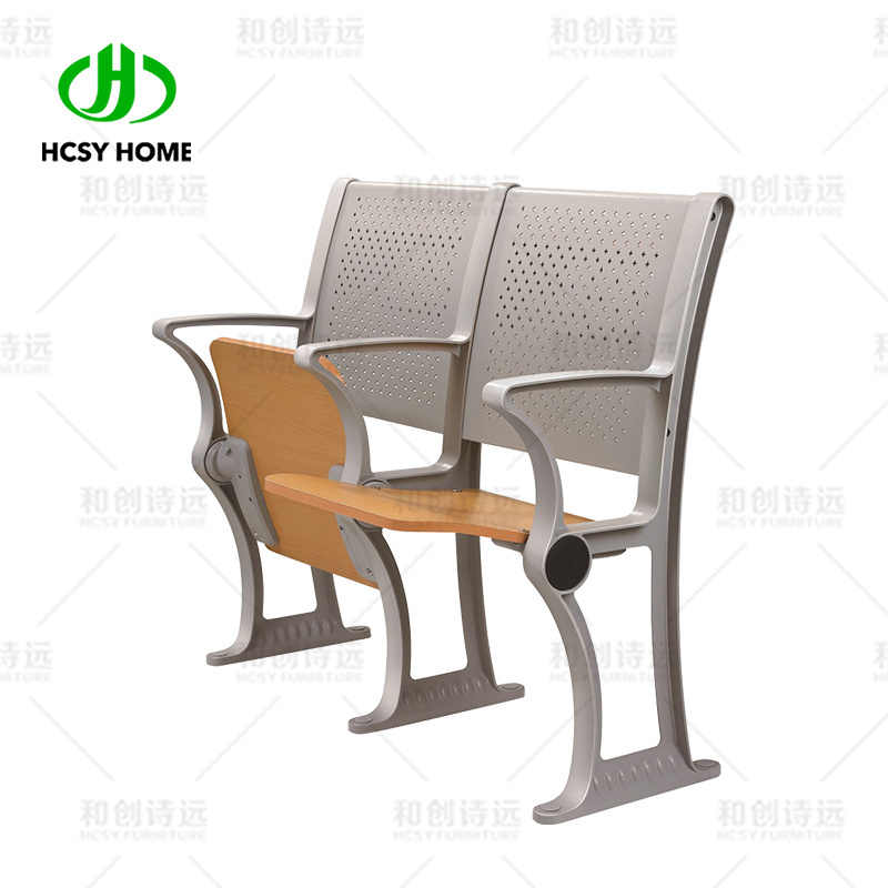 High Quality Student Desk and Chair College University Classroom Furniture Folding Step Chair And Desk for School