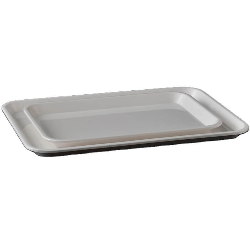 Wholesale high quality melamine dinner tray custom printed plates melamine small food serving tray