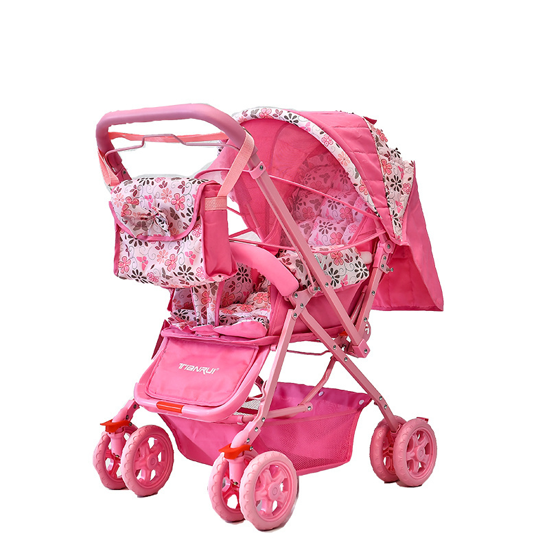 Factory Wholesale Lightweight Multifunctional Baby Stroller with Sunshade Canopy Umbrella Baby Pram