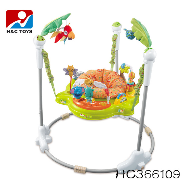 Wholesale good quality adjustable baby walker musical safety baby jumper