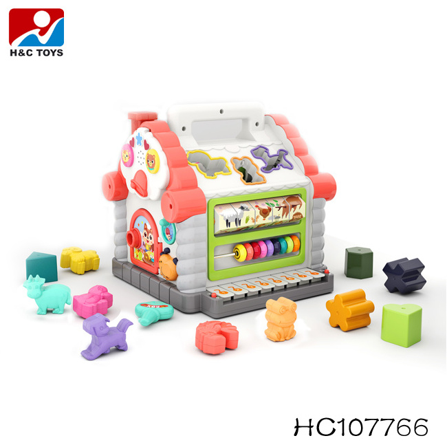 Hola toys / huile toys plastic baby musical toy with high quality