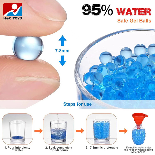 Simulation electric toy repeating safe gel balls water bomb gun plastic toy gun water bullet