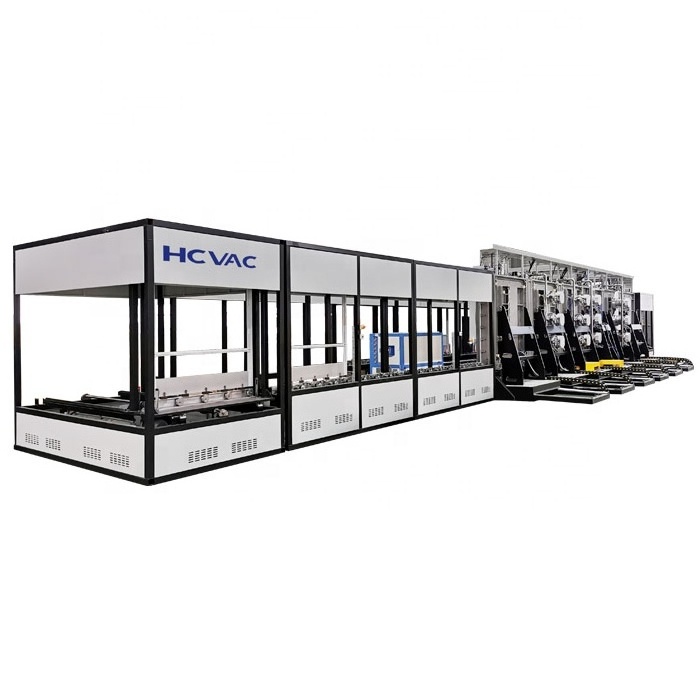 HCVAC Inline PVD Sputtering System Pvd Vacuum Sputtering Coating Line ITO Glass Coating Machine