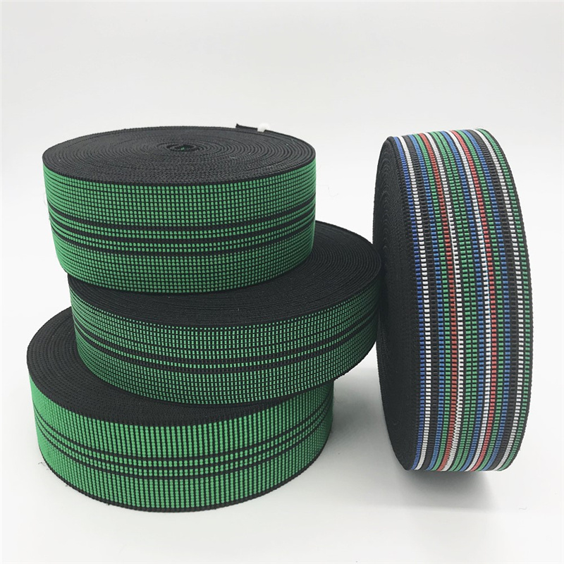 High strength 46mm 48mm custom sofa elastic webbing for sofa