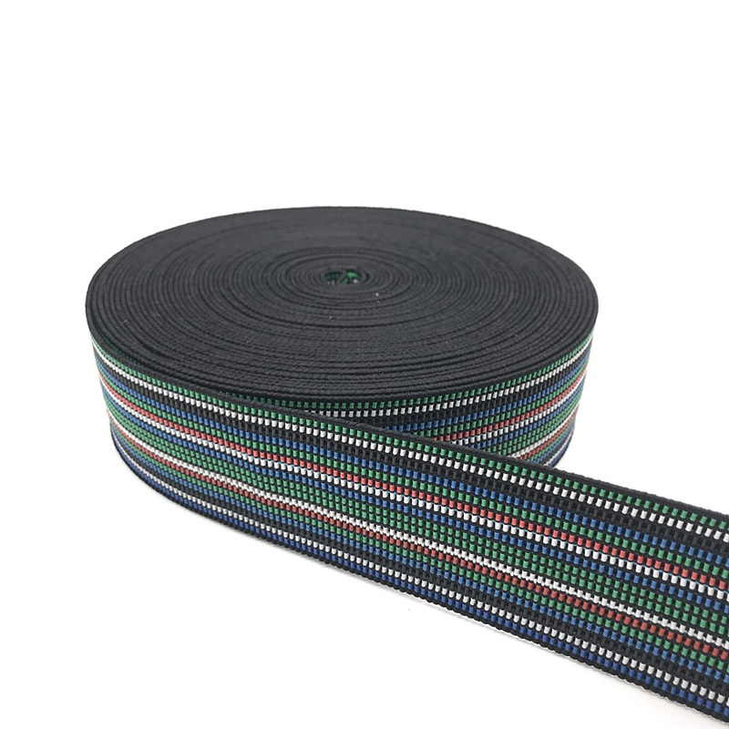 High strength 46mm 48mm custom sofa elastic webbing for sofa