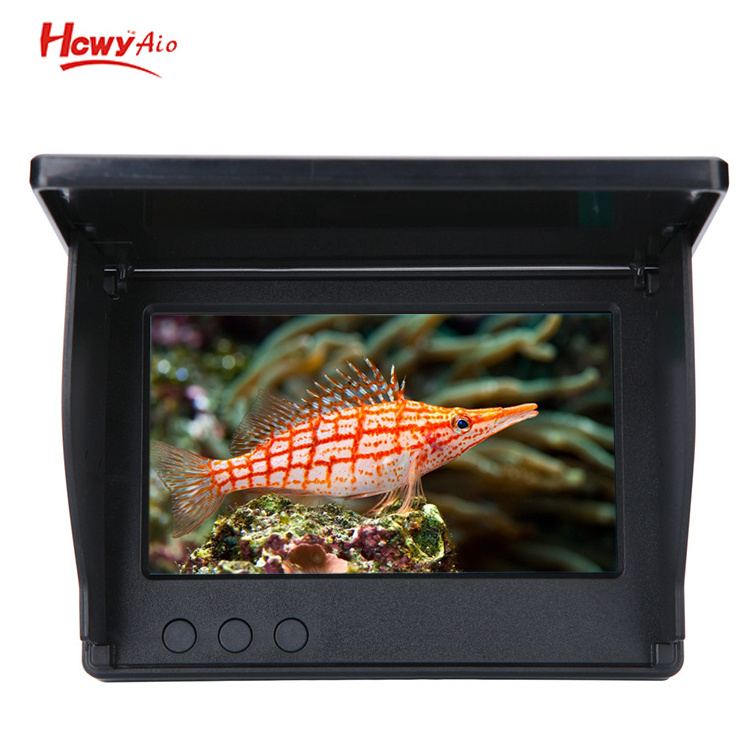 With camera fishing Fish Finder Ice Fishing Camera 5inch LCD Monitor sport video camera underwater