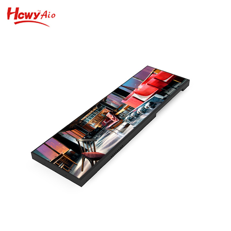 Factory Direct 48inch 1920x583 Shopping mall Welcome display Airport Elevator stretched bar lcd display