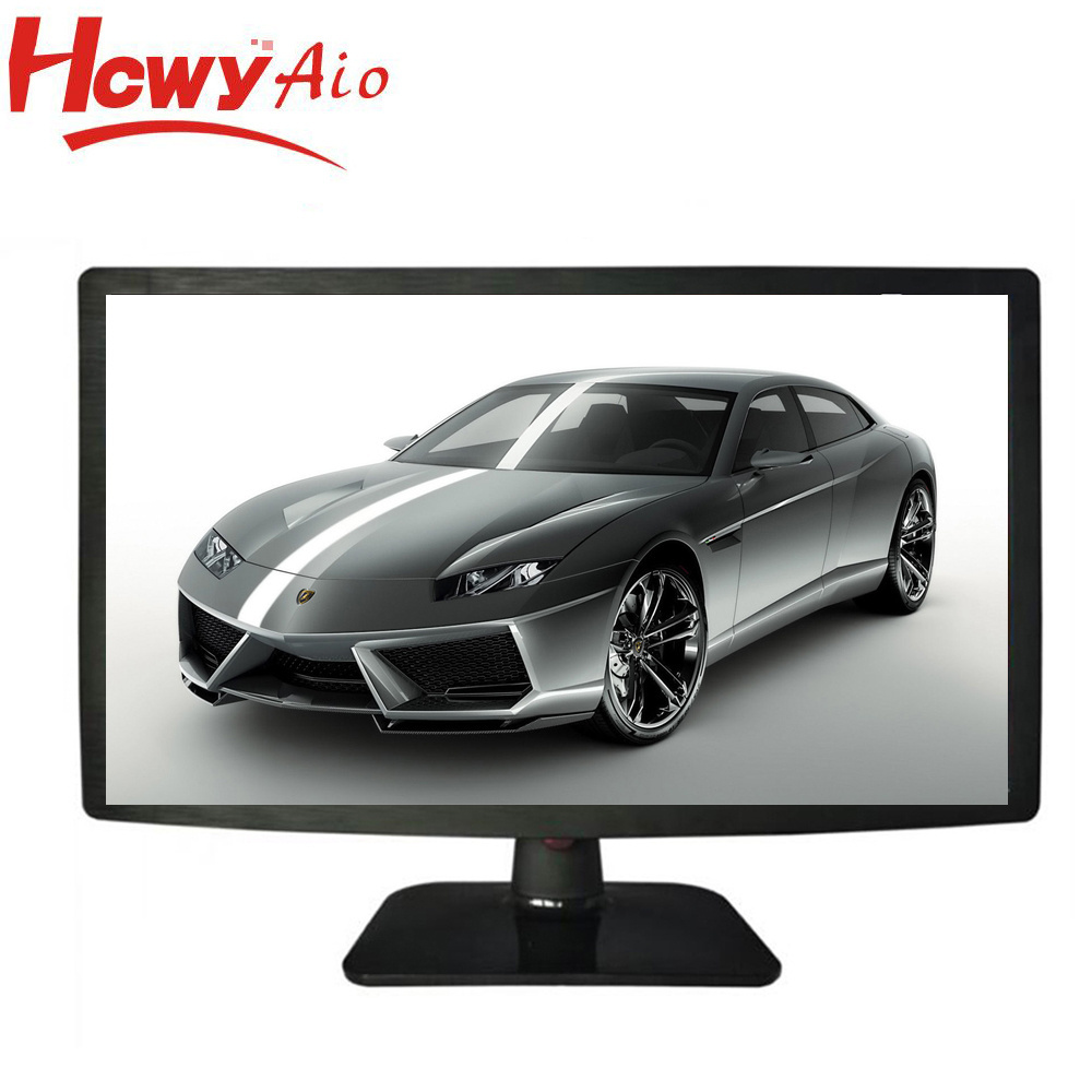 24 inch LED Monitor DC 12V 1080P VGA DVI USB AV BNC HDM Input Desktop PC Monitor