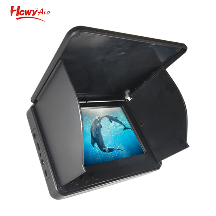 With camera fishing Fish Finder Ice Fishing Camera 5inch LCD Monitor sport video camera underwater