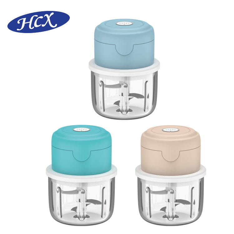 garlic chopper blender for sale food chopper hot sale food processor slicer 300ml cup mini meat and vegetable chopper