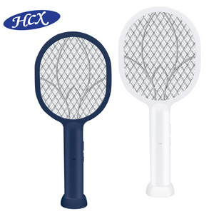 Electric flashlight bug zapper Indoor mosquito killer with base rechargeable fly swatter sealed lead-acid battery