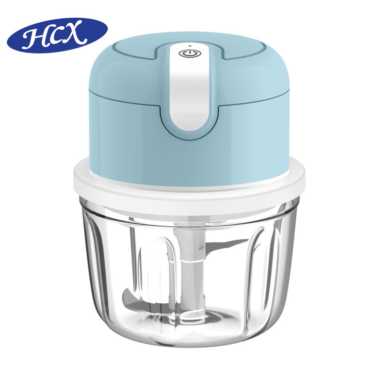 hot selling food chopper 350ml cup slicer meat and vegetable chopper grinder food processor blender for sale