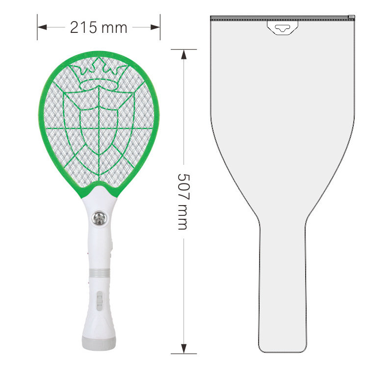 Electric swatter indoor mosquito killer with flashlight rechargeable bug zapper