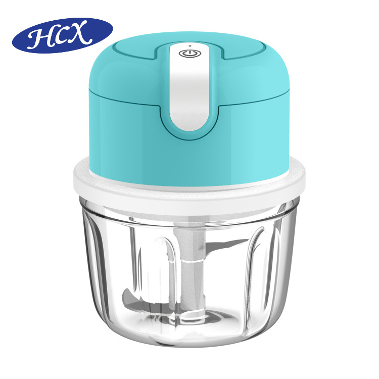 hot selling food chopper 350ml cup slicer meat and vegetable chopper grinder food processor blender for sale