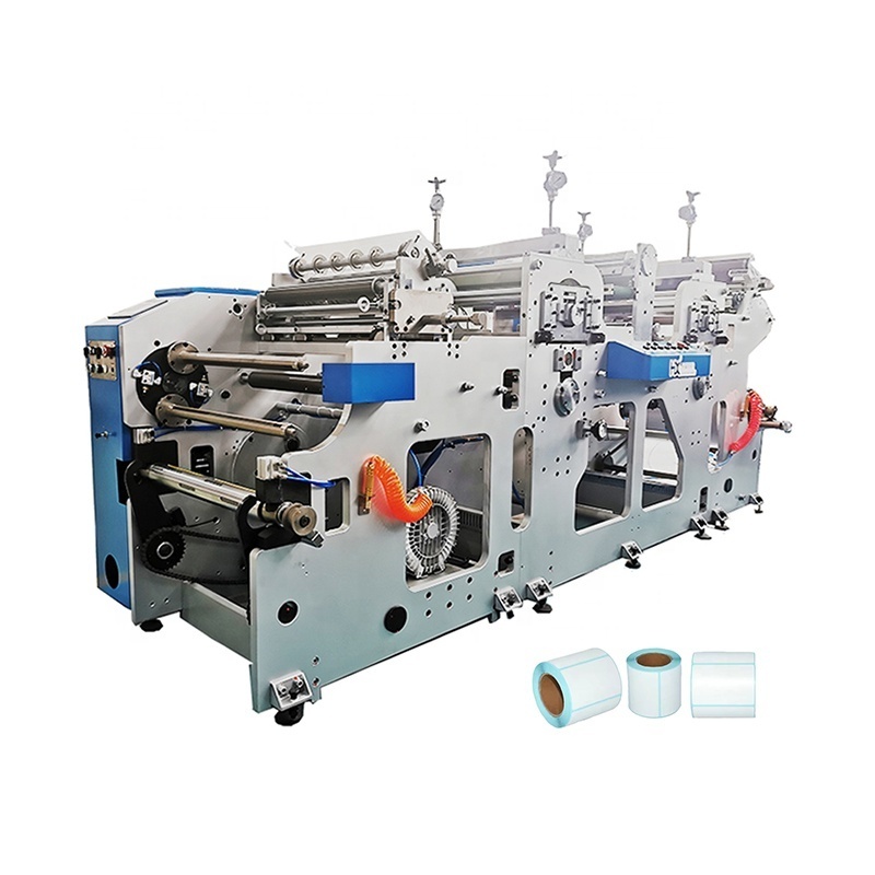 Sticker Roll Logo Label Printing Hospital Professional Die Cutter Cutting Slitting Label Die Cutting Machine