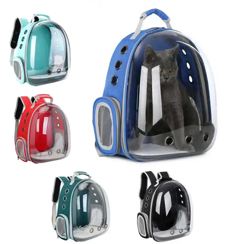 Pet Bubble Clear Carrier Backpack Dog Walking Hiking Carrying Backpack Cat Transparent Travel Backpack