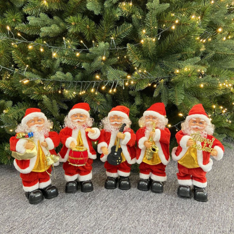 2021 Dancing Santa Claus Christmas Music Dolls Xmas Party Electric Toy