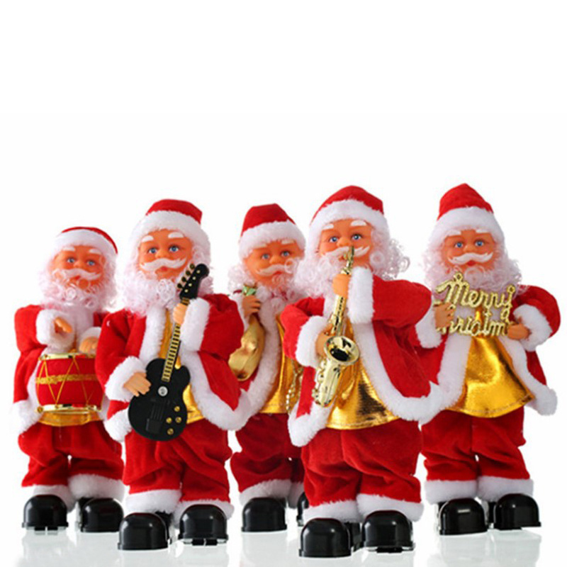 2021 Dancing Santa Claus Christmas Music Dolls Xmas Party Electric Toy