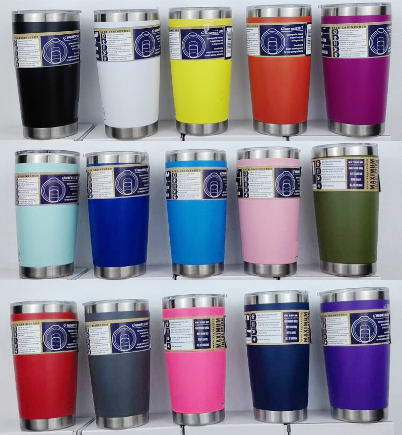 Tumbler 36 oz 18oz 30 oz 20 oz 14 oz 12 oz  insulated Stainless Steel  magnetic lid  30 oz 20 oz camping car mug