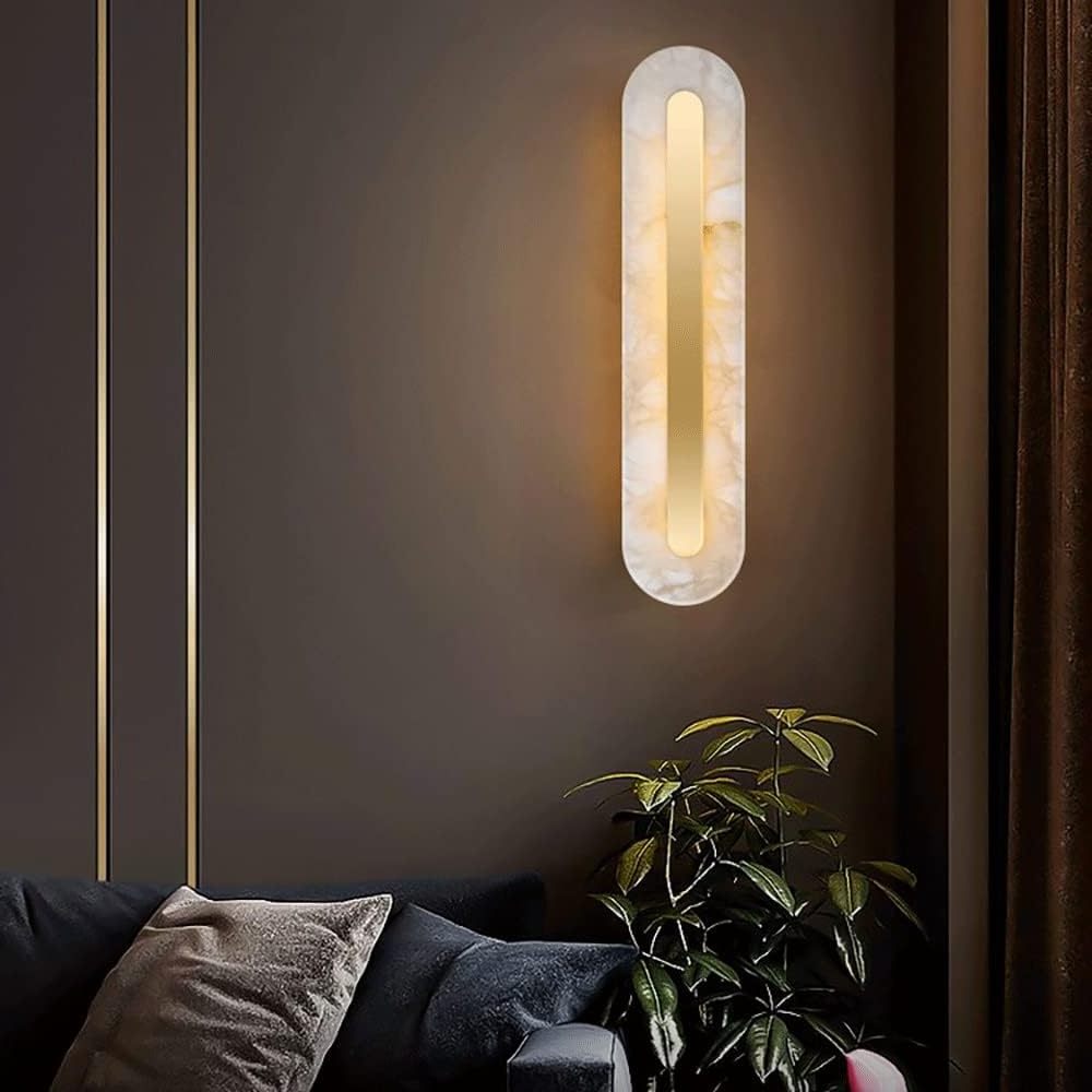 Sconce Long Bar Bathroom Vanity Linear Wall Light Modern Marble Bedside Wall Lamp Indoor Hallway Light Fixtures for Bedroom