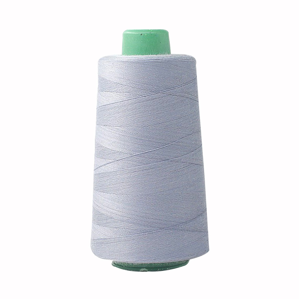 40/2 4000 meters/cone Bulk sewing thread 100% polyester white cone thread for sewing  tailor chalk thread nylon miyuki